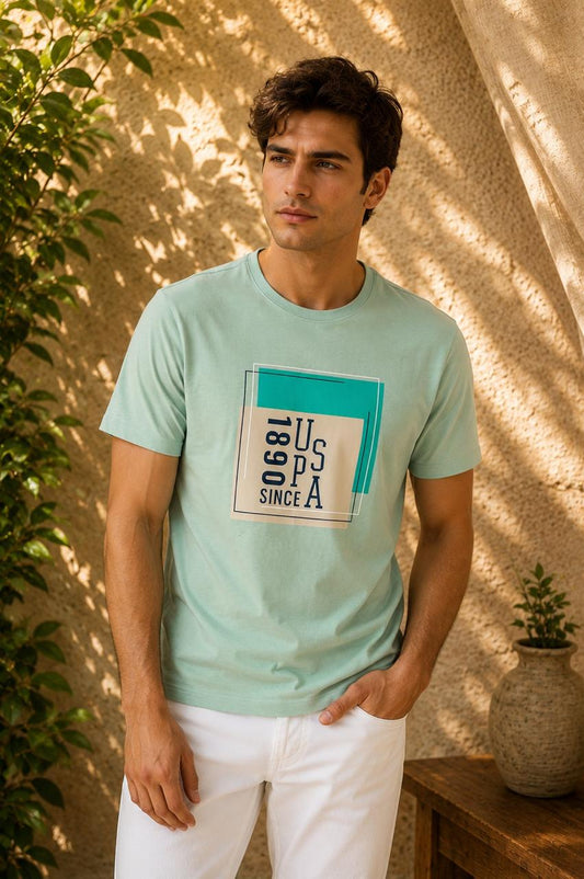 USPA Aqua Green Tshirt
